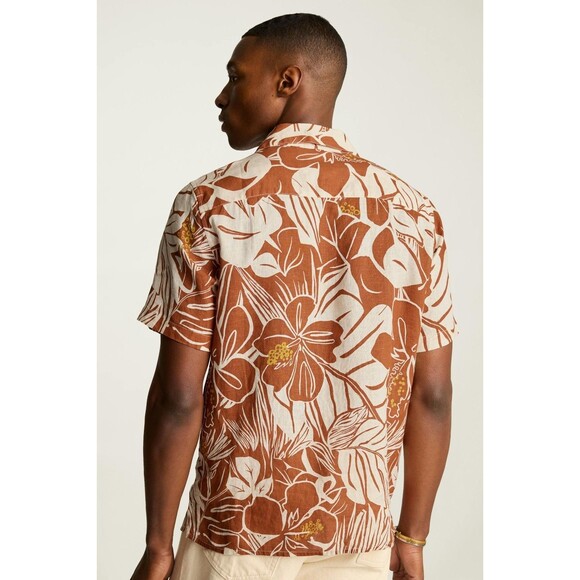 Bonobos Riviera Cabana Men's Shirt Buttondown Printed Short Sleeve XL 282865 - Picture 4 of 5